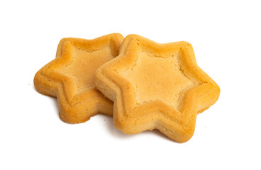 butter cookies isolated