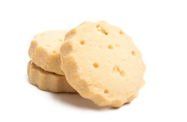 butter cookies isolated