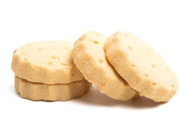 butter cookies isolated