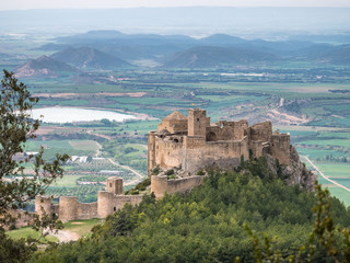 Fototapeta na wymiar Loarre Castle in the province of Huesca, Aragon, Spain