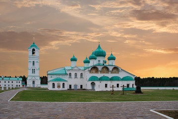 Alexander-Svirsky Monastery is Russian Orthodox monastery situated deep in woods of Leningrad...