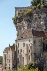 Pilgrimage town of Rocamadour, Episcopal city and sanctuary of the Blessed Virgin Mary, Lot, Midi-Pyrenees, France