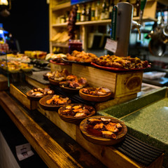 On the streets of the beautiful city of Bilbao. Basque country. Northern spain