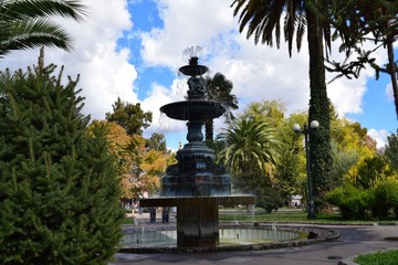 Plaza de Armas de San Carlos, Chile.