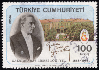 Postage stamps of the Republic of Turkey is offset printing Postal Telegraph and Telephone...