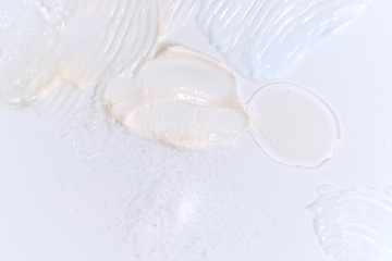 it is white cream texture for pattern and background.