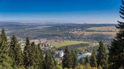 oberwiesenthal in the saxonian ore mountains