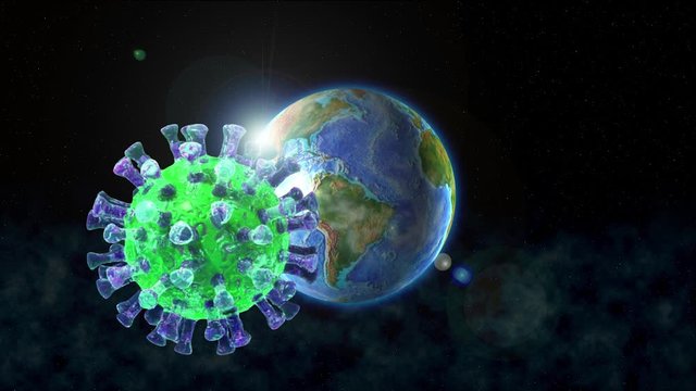 The coronavirus is blocking the Earth