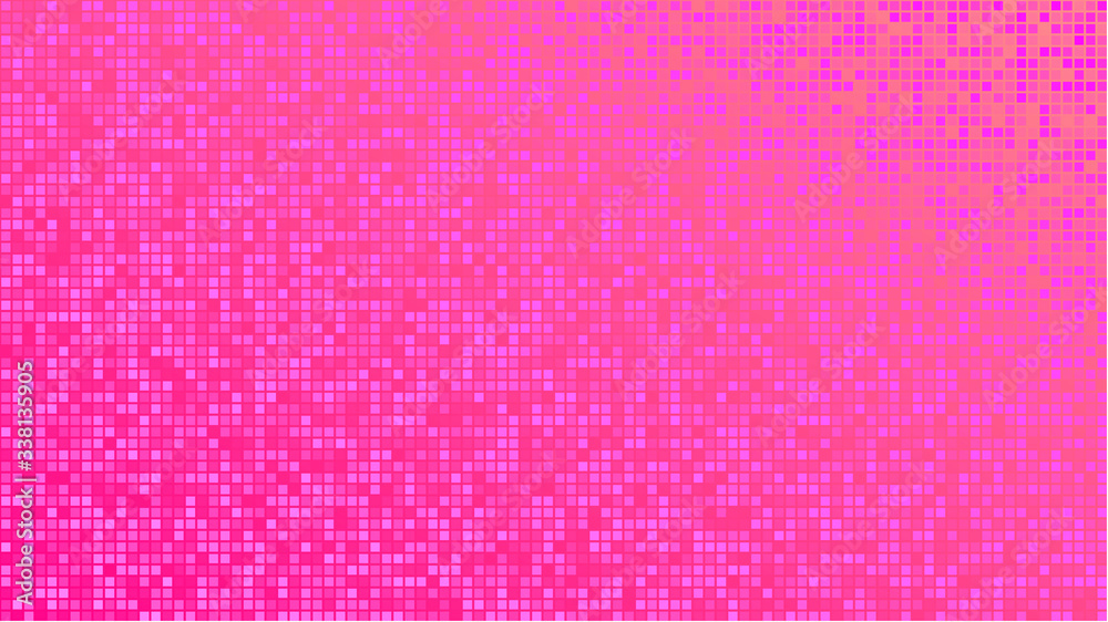 Poster Abstract background with modern colorful vector mosaic design. Colorful gradient mosaic backdrop. Modern geometric texture. Abstract digital technology design. Beautiful vector pattern.