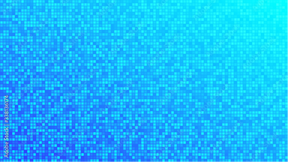 Poster Abstract background with modern colorful vector mosaic design. Colorful gradient mosaic backdrop. Modern geometric texture. Abstract digital technology design. Beautiful vector pattern.