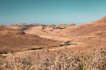 Scenic Valley and Sky in Scotland