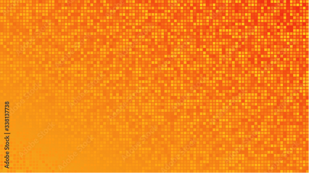 Poster Abstract background with modern colorful vector mosaic design. Colorful gradient mosaic backdrop. Modern geometric texture. Abstract digital technology design. Beautiful vector pattern.