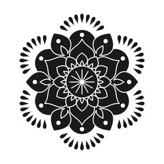 mandala vector logo icon illustration