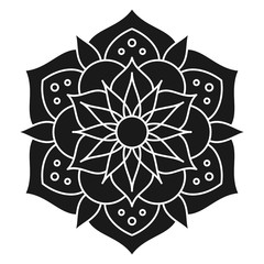 mandala vector logo icon illustration