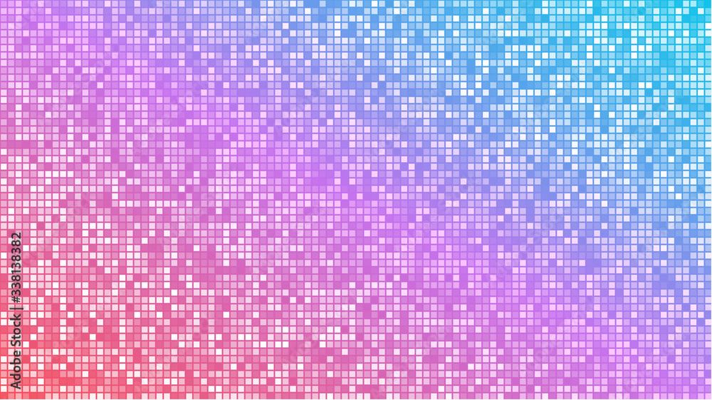 Aufkleber Abstract background with modern colorful vector mosaic design. Colorful gradient mosaic backdrop. Modern geometric texture. Abstract digital technology design. Beautiful vector pattern.