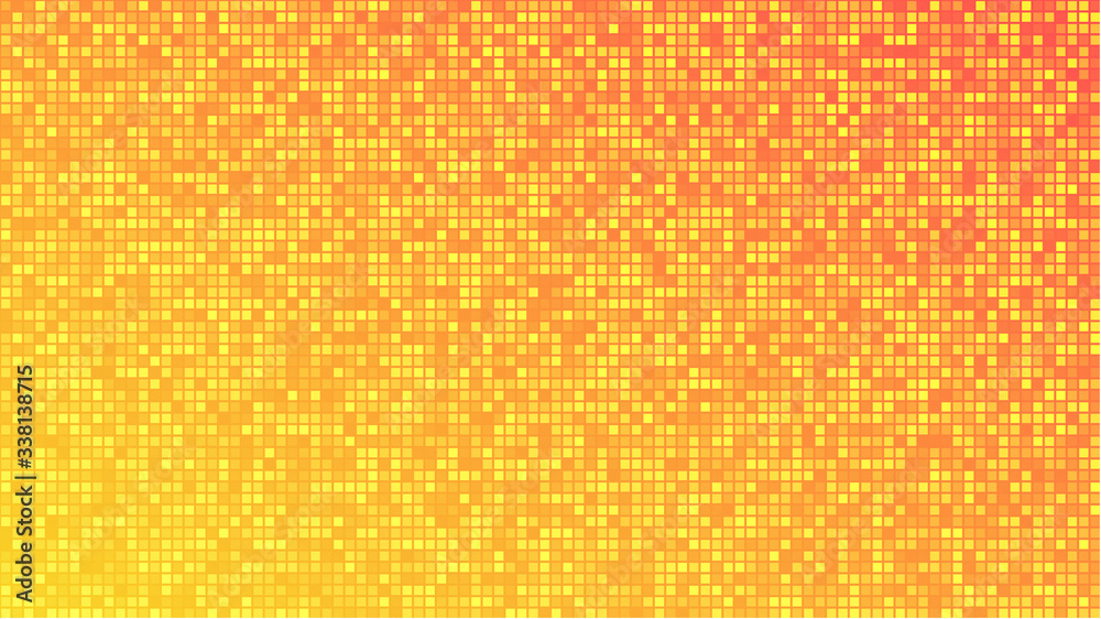 Poster Abstract background with modern colorful vector mosaic design. Colorful gradient mosaic backdrop. Modern geometric texture. Abstract digital technology design. Beautiful vector pattern.