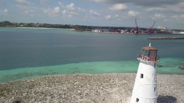 Lighthouse Aerial Footage 4k hd