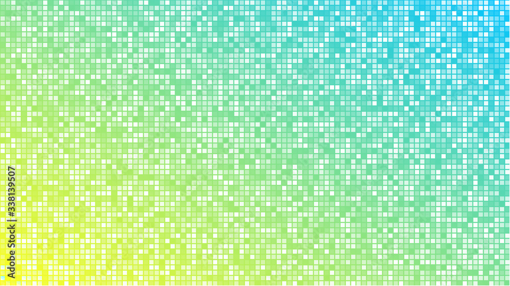 Poster Abstract background with modern colorful vector mosaic design. Colorful gradient mosaic backdrop. Modern geometric texture. Abstract digital technology design. Beautiful vector pattern.