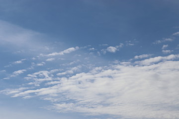 blue sky with clouds