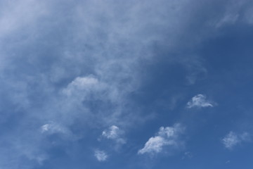 blue sky with clouds