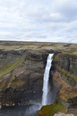 Fototapeta premium Haifoss in the icelandic Highlands