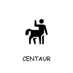 Centaur flat vector icon