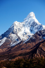 Panele Szklane  Piękny krajobraz gór Himalajów
