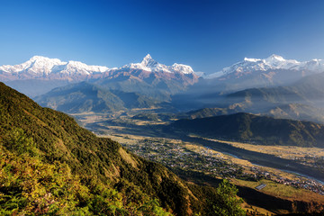 Beautiful landscape of Himalaya mountains