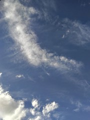 blue sky with clouds