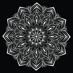 vintage frame with floral ornament