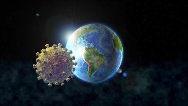 The coronavirus is taking over the Earth