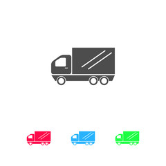 truck icon flat.