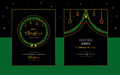 christmas invitation card
