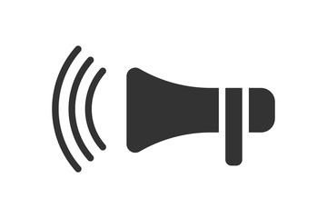 Speaker icon. Loudspeaker vector symbol. Good for web, store and other. Vector illustration isolated on white background.