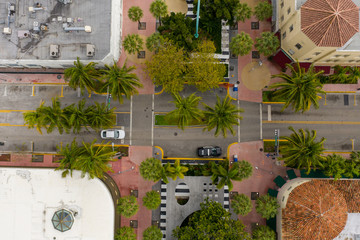 Miami Beach Lincoln Road shops closed observing social distancing order by president Trump shot...