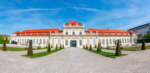 Lower Belvedere palace, Vienna, Austria - obrazy, fototapety, plakaty