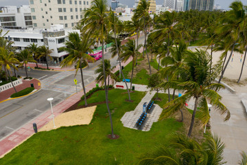 Miami Beach shut down Coronavirus Covid 19 pandemic state at home order by government