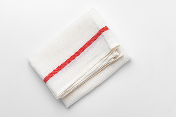 kitchen cloth (napkin) isolated on white background