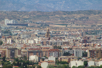 Fototapeta na wymiar Panorámica de Murcia, España