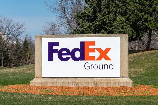 FedEx Ground Shipping Facility and Trademark Logo