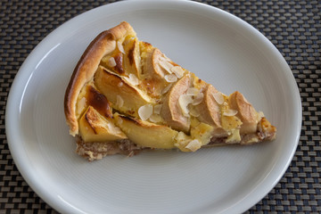 Stück Apfelkuchen