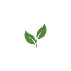Green garden green leaf Logo Template