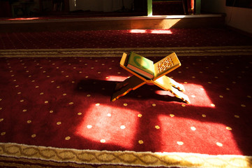 Holy Quran in a mosque