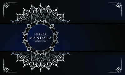 Modern luxury ornamental mandala background with arabesque pattern arabic
 islamic east style.decorative mandala for print, poster,cover, brochure, flyer, banner
