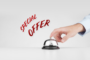 Special offer marketing concept