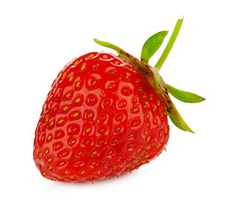Strawberry isolated on white background.