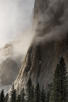 View of El Capitan in Yosemite national park