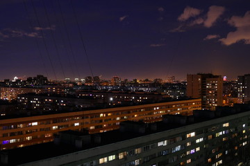 Fototapeta na wymiar night view of the city 