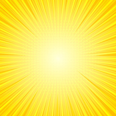 Obraz premium Comic bright sunny background
