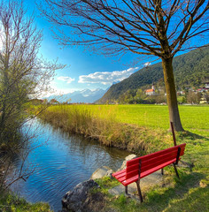 bench in the park